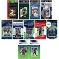 Williams & Son Saw & Supply C&I Collectables SEAHAWKS1218TS NFL Seattle Seahawks 12 Different Licensed Trading Card Team Sets SEAHAWKS1218TS